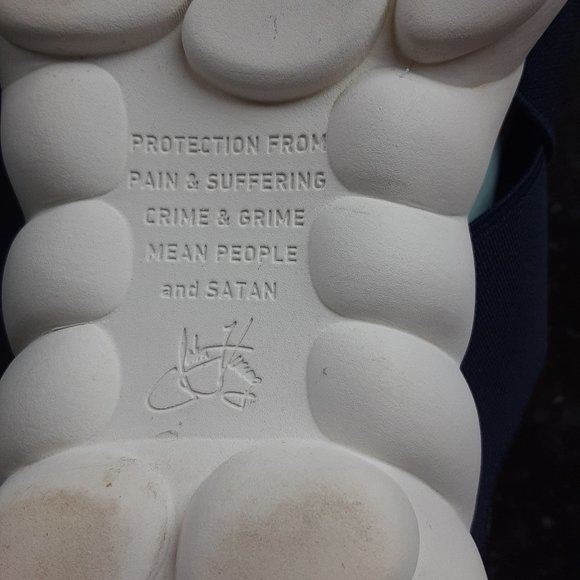 John Fluevog Mint and Navy Sneakers - Picture 10 of 16